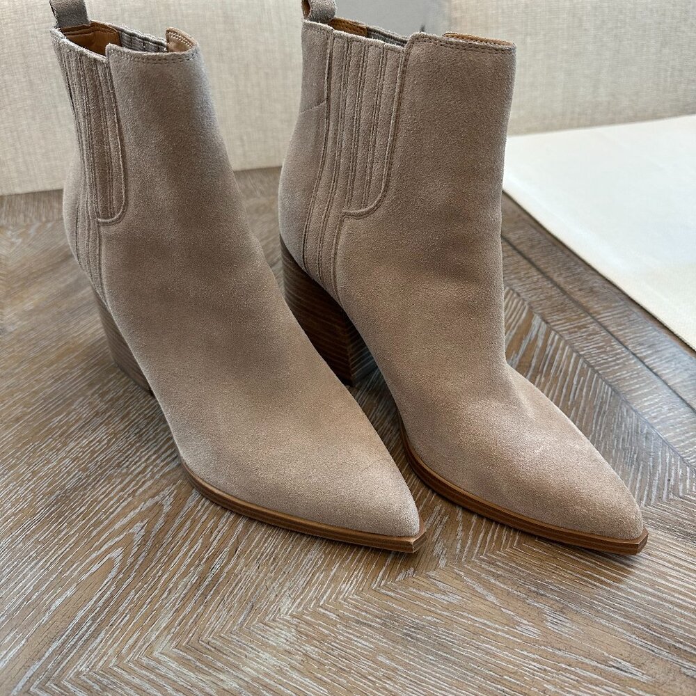 Sand suede Marc Fisher Boots Size 10